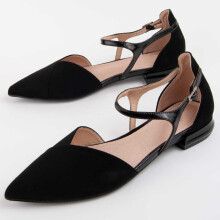 (Schwarz, 36) LÃssige Ballerinas Für Damen. Montevita Baleri10 103002