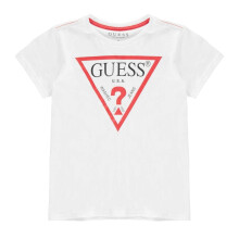 (14 Years, White) Guess Childrens/Kids Logo Cotton T-Shirt