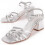 (Silber, 38) Damen-sandalen Mit Absatz. Montevita Trea7 102944 1