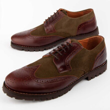 (GrÃ¼n, 41) Lederschuh FÃ¼r Herren. Purapiel Herac 102763