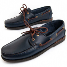 (Blue, 40) Nautical Casual Fur Men. Purapiel Puranautic4 95737