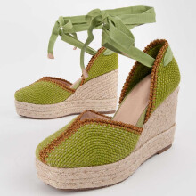 (Grün, 38) Damen-keil-espadrille Montevita Balenci12 102993