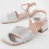 (SILBER, 36) Damen-sandalen Mit Absatz. Montevita Trea 102935 1