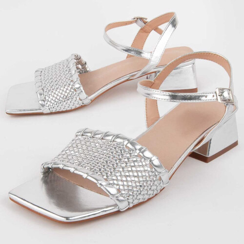 (SILBER, 37) Damen-sandalen Mit Absatz. Montevita Trea 102935