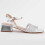 (SILBER, 36) Damen-sandalen Mit Absatz. Montevita Trea 102935 2