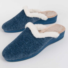 (BLAU, 37) Northome Carliper 101237 Damen-hausschuhe