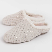 (BEIGE, 39) Northome Aurslip 101224 Damen-hausschuhe