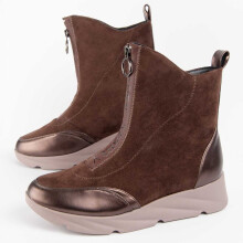 (Braun, 41) Damen-keilstiefeletten. Montevita Calig6 100966
