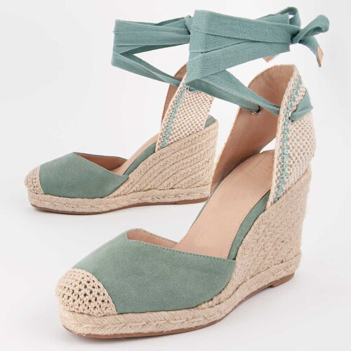 (Verde, 40) Montevita Wedge Sparto Balenci8 Verde