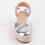 (Argento, 41) Espadrillas Con Zeppa Da Donna Montevita Balenci3 102930 4