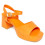 (ORANGE, 41) Damen-sandalen Mit Absatz. Montevita Comodosan 105012 3