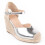 (Argento, 40) Espadrillas Con Zeppa Da Donna Montevita Balenci4 102906 3