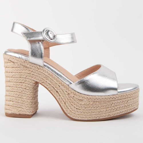 (SILBER, 36) Damen-sandalen Mit Absatz. Montevita Iliad 102967 1