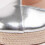 (Argento, 39) Espadrillas Con Zeppa Da Donna Montevita Balenci3 102930 7