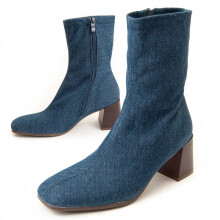 (Blau, 36) Damen-ankle-boots Mit Absatz. Montevita Buonavitta4 94638