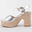 (SILBER, 36) Damen-sandalen Mit Absatz. Montevita Iliad 102967 5