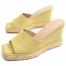 (Grün, 36) Damen-keilsandalen. Montevita Sparto2121 91733