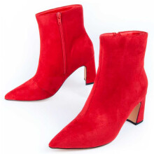 (Rot, 36) Damen-ankle-boots Mit Absatz. Montevita Botirey5 100910