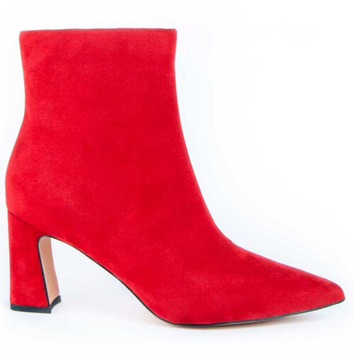(Rot, 36) Damen-ankle-boots Mit Absatz. Montevita Botirey5 100910 1