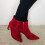 (Rot, 36) Damen-ankle-boots Mit Absatz. Montevita Botirey5 100910 8