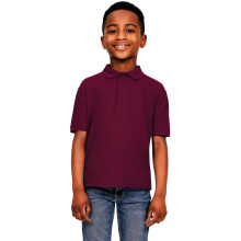 (3-4 Years (104cm), Maroon) Casual Classic Childrens/Kids Polo