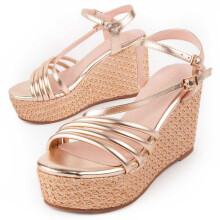 (Golden, 38) Damen-keilsandalen. Montevita Salia10 103011