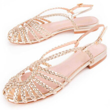 (Golden, 36) LÃssige Sandale Für Damen. Montevita Mirea 102913