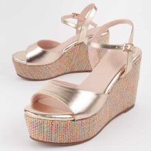 (Golden, 40) Damen-keilsandalen. Montevita Salia12 103015