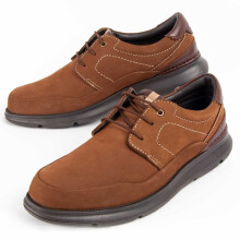 (Braun, 41) Lederschuh Für Herren. Purapiel Confore10 102487