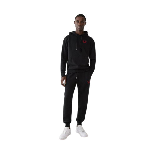 True Religion (XXL, Black) True Religion Mens Pullover Hoodie 2