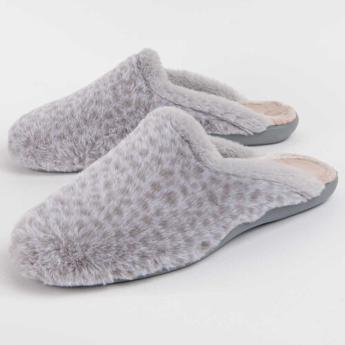 (GRAU, 37) Northome Louslip Damen-hausschuhe 101232