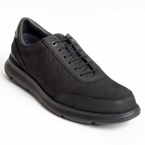 (Schwarz, 45) Herren-lederschuh. Purapiel Confore5 98986 2