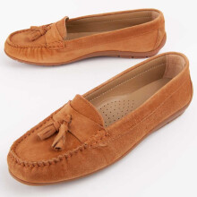 (Braun, 39) Lederslipper Für Damen. Purapiel Meilis3 103040