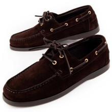 (Brown, 42) Nautical Leather For Men. Purapiel Puranautic8 102759