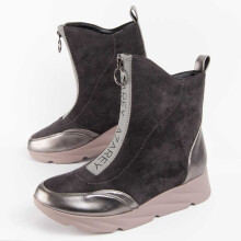 (Grau, 39) Damen-keilstiefeletten. Montevita Calig6 100965