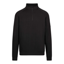 (M, Black) Trespass Mens Zakery Half Zip Sweatshirt