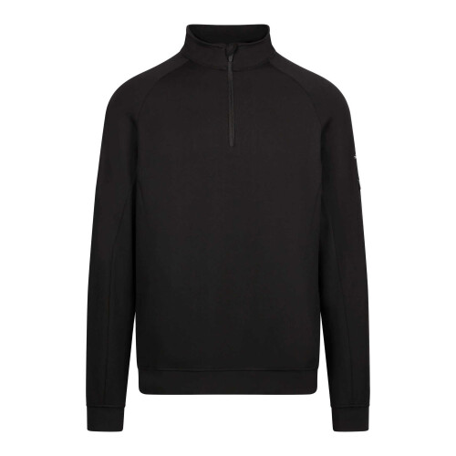 Trespass (M, Black) Trespass Mens Zakery Half Zip Sweatshirt