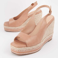 (BRAUN, 39) Damen-keilsandalen. Montevita Salia 102917