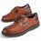 (Braun, 44) Herren-lederschuh. Purapiel Confore 98977 1
