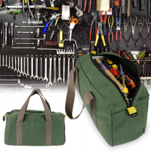 16 inch Heavy Duty Canvas Tool Storage Bags Large Bag Toolbag Box Portable UK