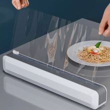 Food Wrap Holder Kitchen Wrap Dispenser Cling Film Dispenser Tin Foil Cutter UK