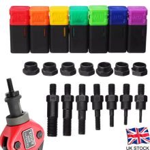 7x Heavy Duty Rivnut Gun Hand Riveter Nutsert Nut Riveting M3-M12 Mandrels Tool