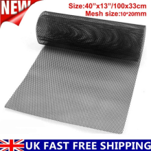 100*33cm Grill Mesh Aluminium Alloy Car Bumper Vent Metal Rhombic Grille Net UK