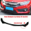 Gloss Black Car Front Bumper Protector Universal Lip Body Splitter Spoiler Kit 1