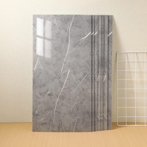 10Pcs Self-Adhesive Tile Marble PVC Cladding Wall Panels for Kitchen Bathroom UK
