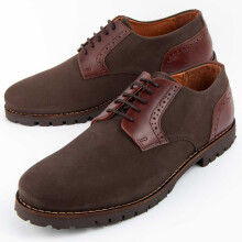 (Braun, 45) Herren-lederschuh. Purapiel Herac3 102765