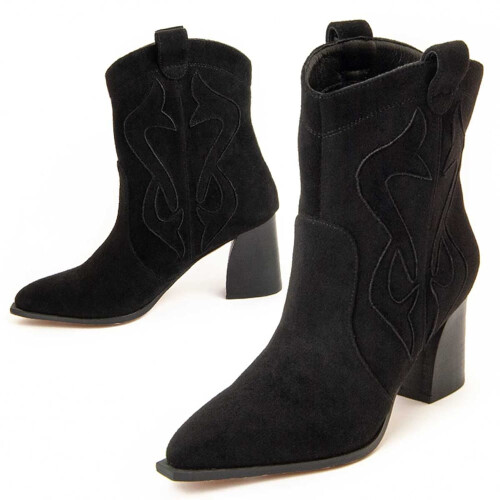 (Schwarz, 41) Damen-ankle-boots Mit Absatz. Montevita Cacera 96621
