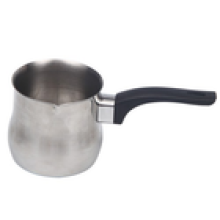 Turkish Coffee Pot Stainless Steel Kitchen Milk Tea Butter Warmer Jug 380ml UK