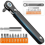 Mini Right Angle Ratchet Screwdriver Set 90 Degree Offset Wrench Bit Socket UK 1