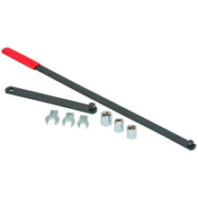 8PC Cambelt Serpentine Belt Tensioner Tool Set 1/2" 3/8" Square Drive Wrench Kit